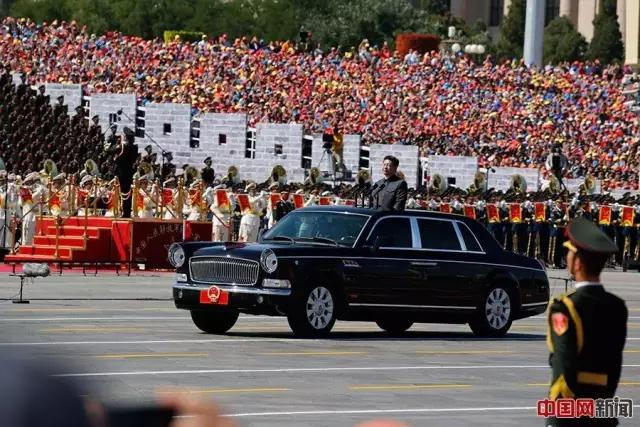 1959年,红旗ca72作为建国10周年阅兵车;1984年国庆阅兵车是红旗ca770