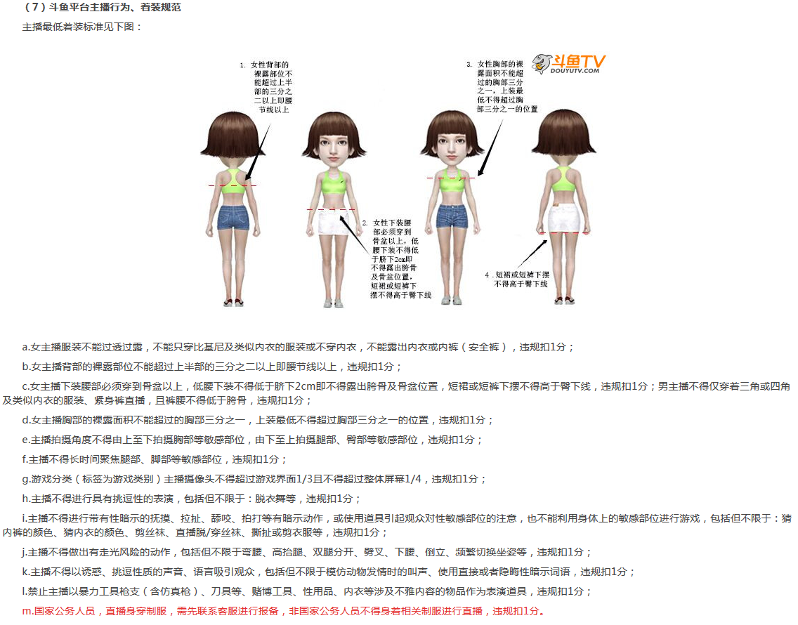 上线扣分系统斗鱼挡得住主播们打擦边球的野心吗