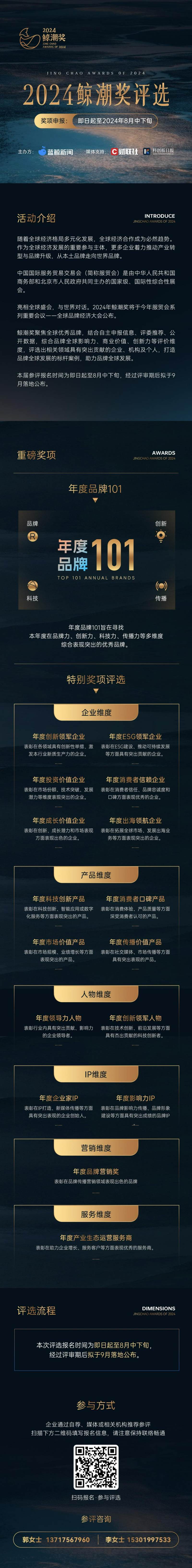 2024年鯨潮獎(jiǎng)評(píng)選面向全球開啟！與世界對(duì)話，打造全球品牌價(jià)值標(biāo)桿